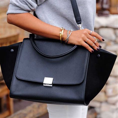 celine trapeze bag new|Celine shopper bag.